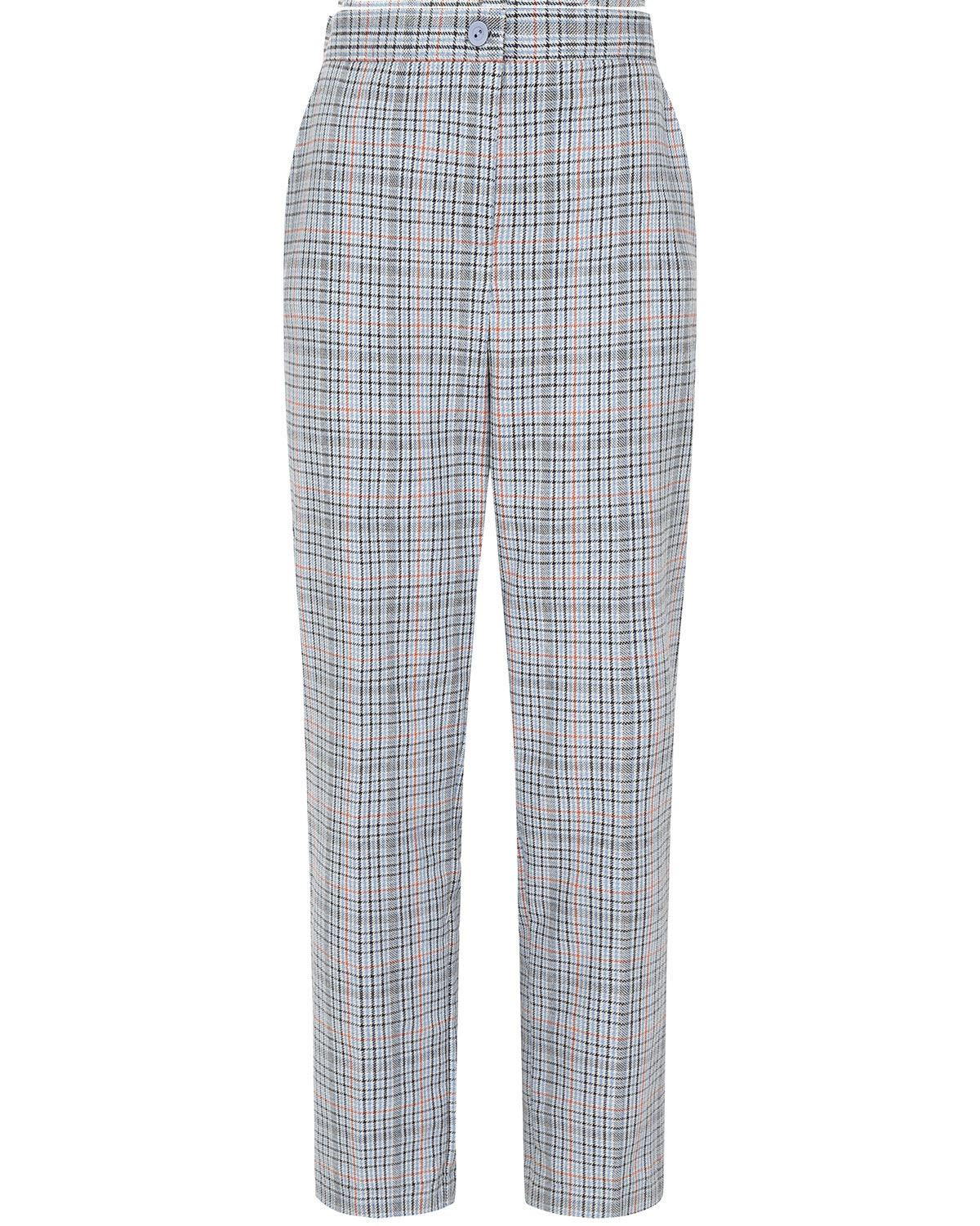 Torquay Wool Blend Checked Trousers - Image 2 - The Classic Boutique