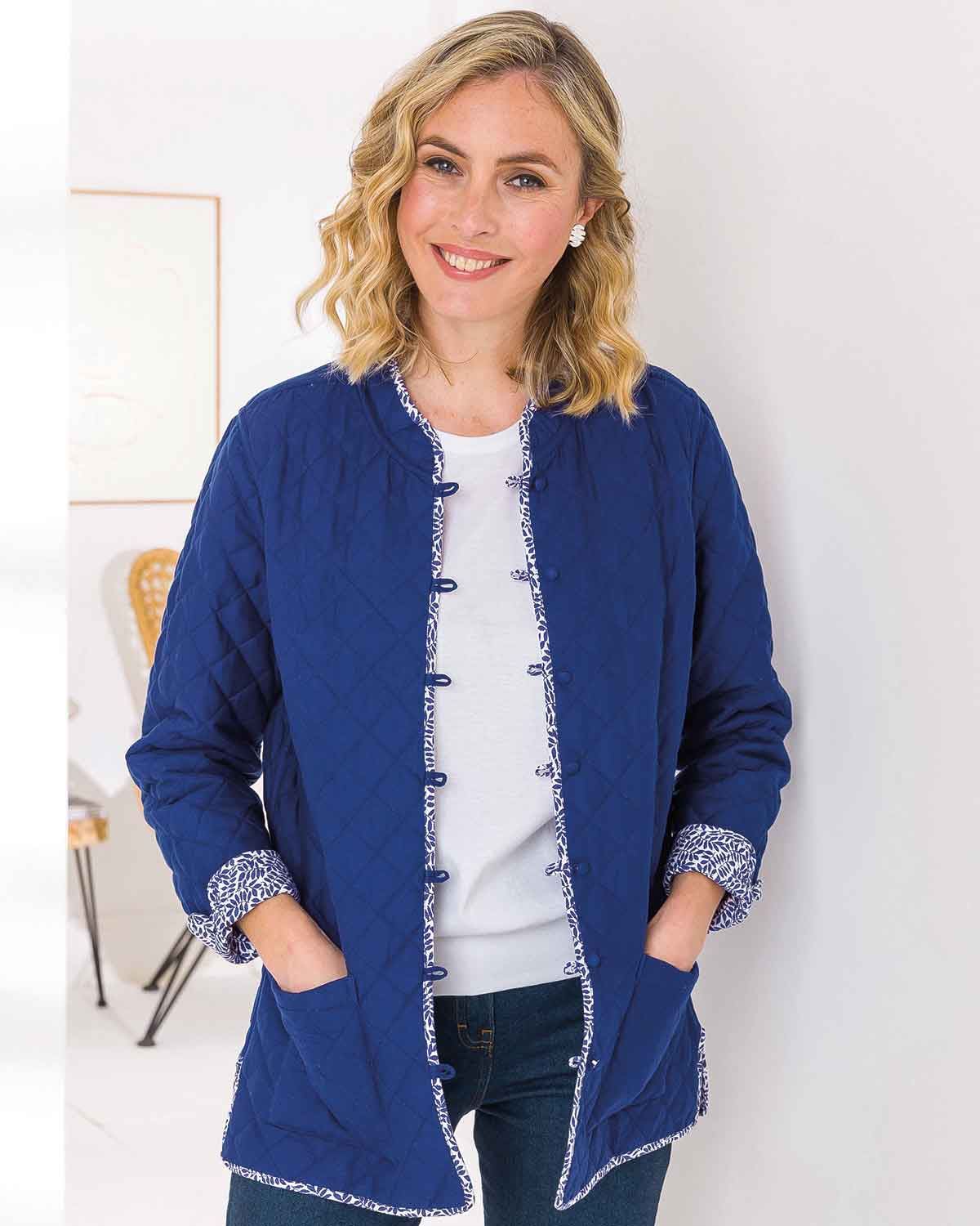 Kama Reversible Quilted Jacket - Image 2 - The Classic Boutique