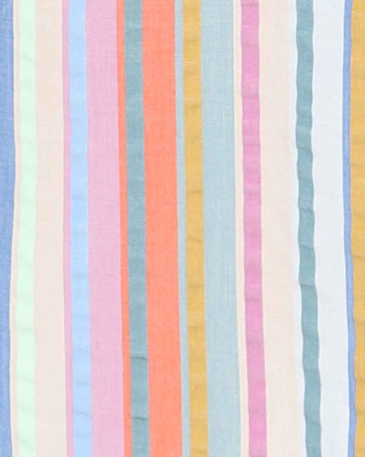 Lulu Pure Tencel Pull On Striped Trousers - Image 3 - The Classic Boutique