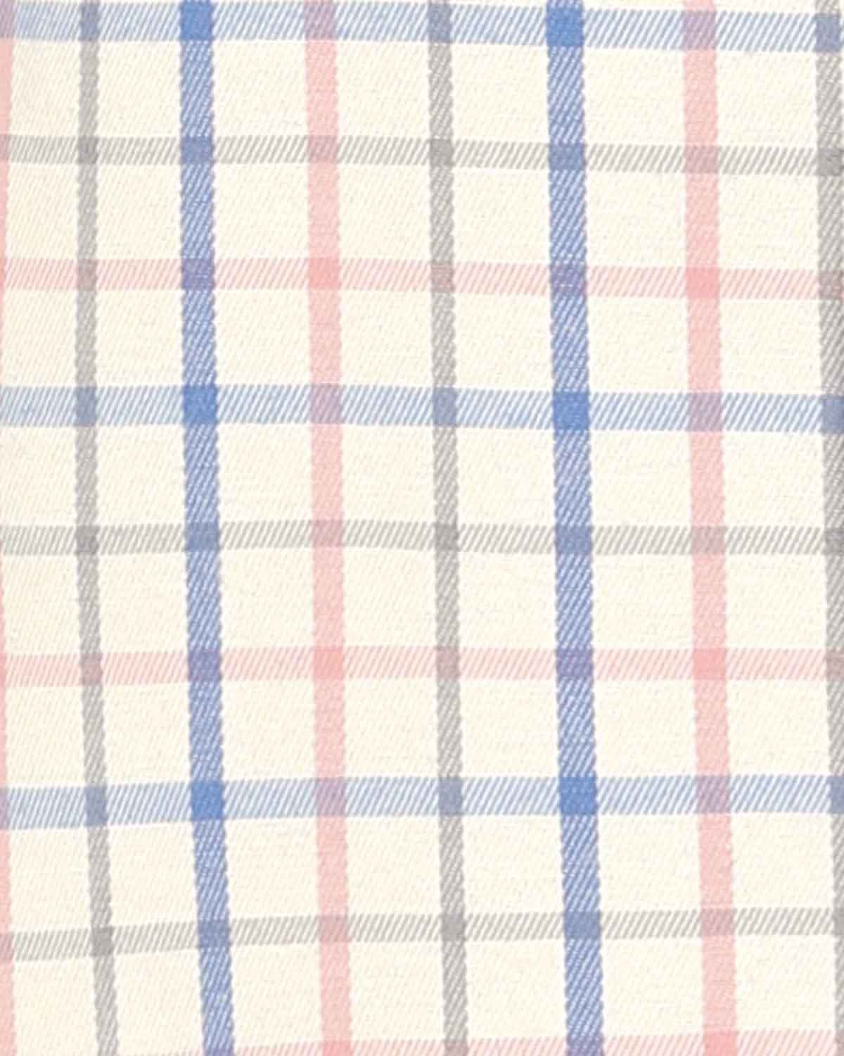 Tracey Cotton Mix Long Sleeved Checked Blouse - Image 3 - The Classic Boutique