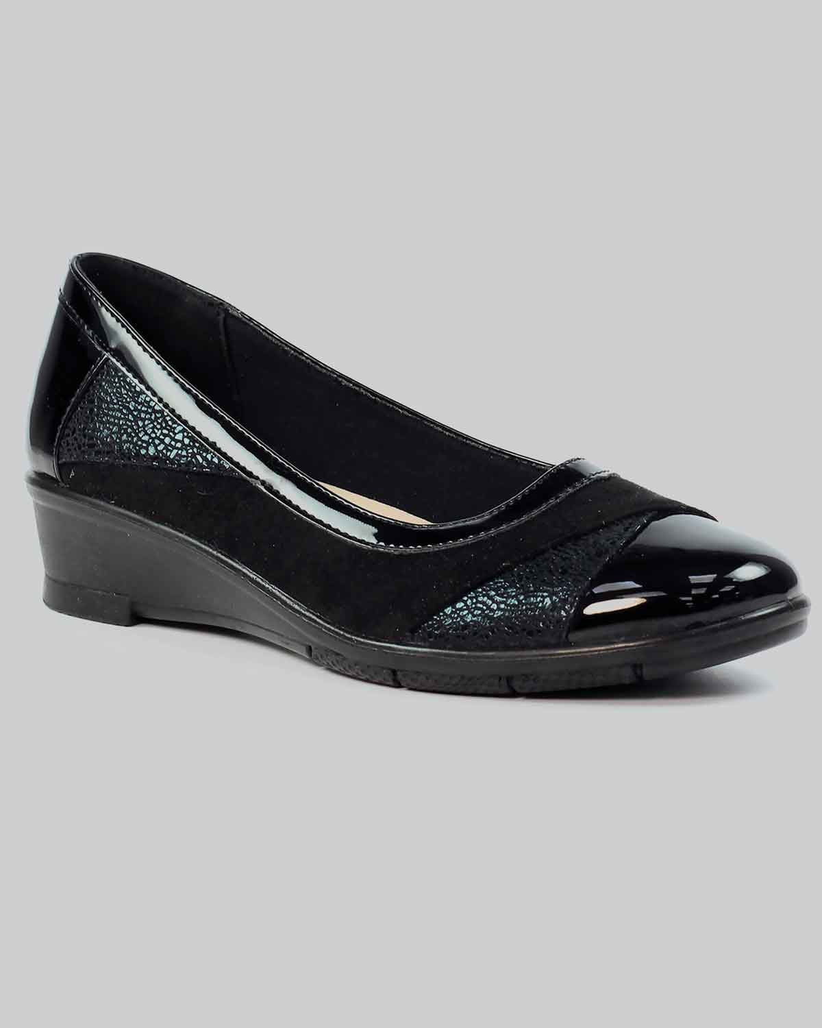 Lunar Slip On Marian Ladies Shoe - Black - Image 2 - The Classic Boutique
