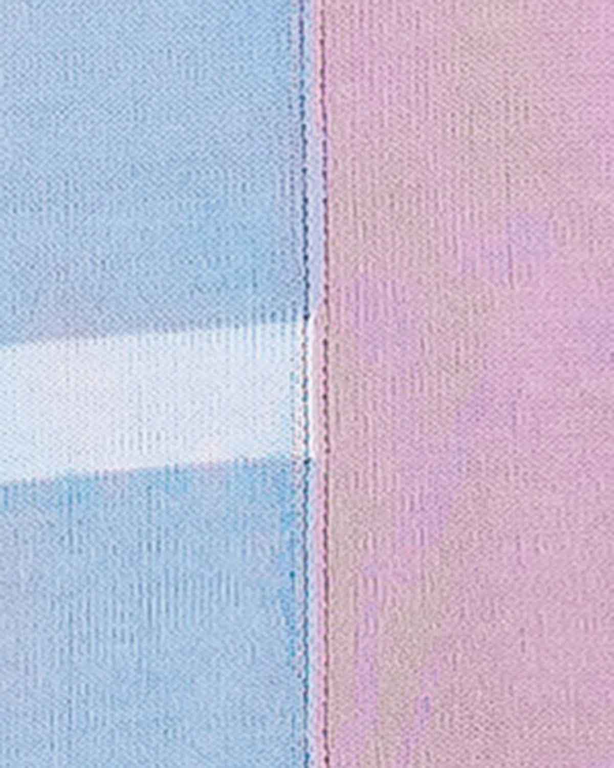 Meredith Colour Block Wool Mix Sweater - Blue,Pink,White - Image 3 - The Classic Boutique