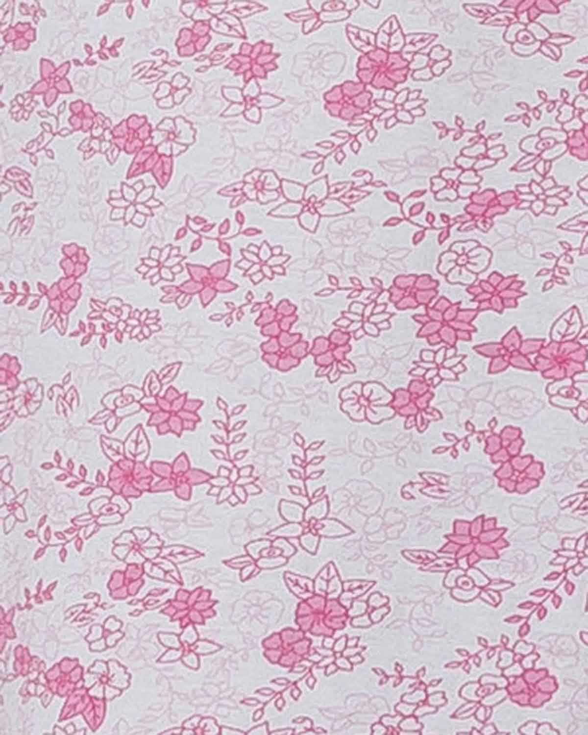 Lillian Floral Long Sleeve Cotton Jersey Nightdress - Image 3 - The Classic Boutique