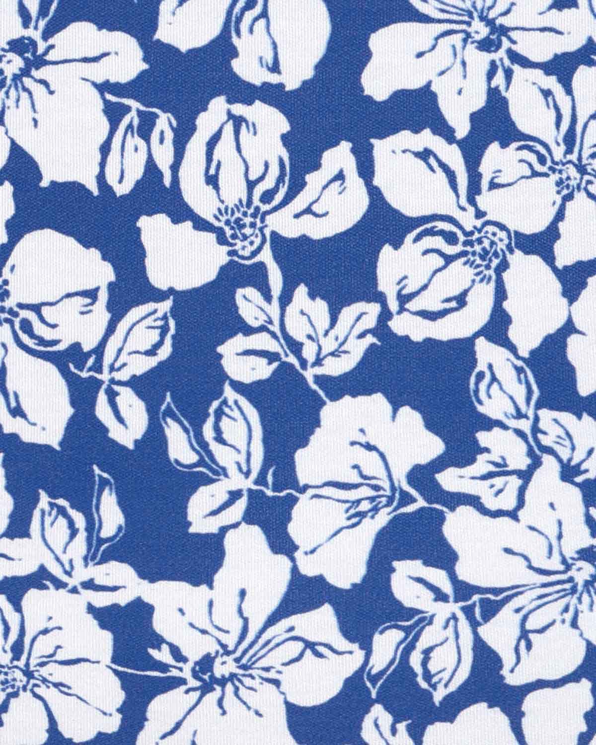 Myrtle Floral Cotton Long Sleeve Polo Top - Image 4 - The Classic Boutique