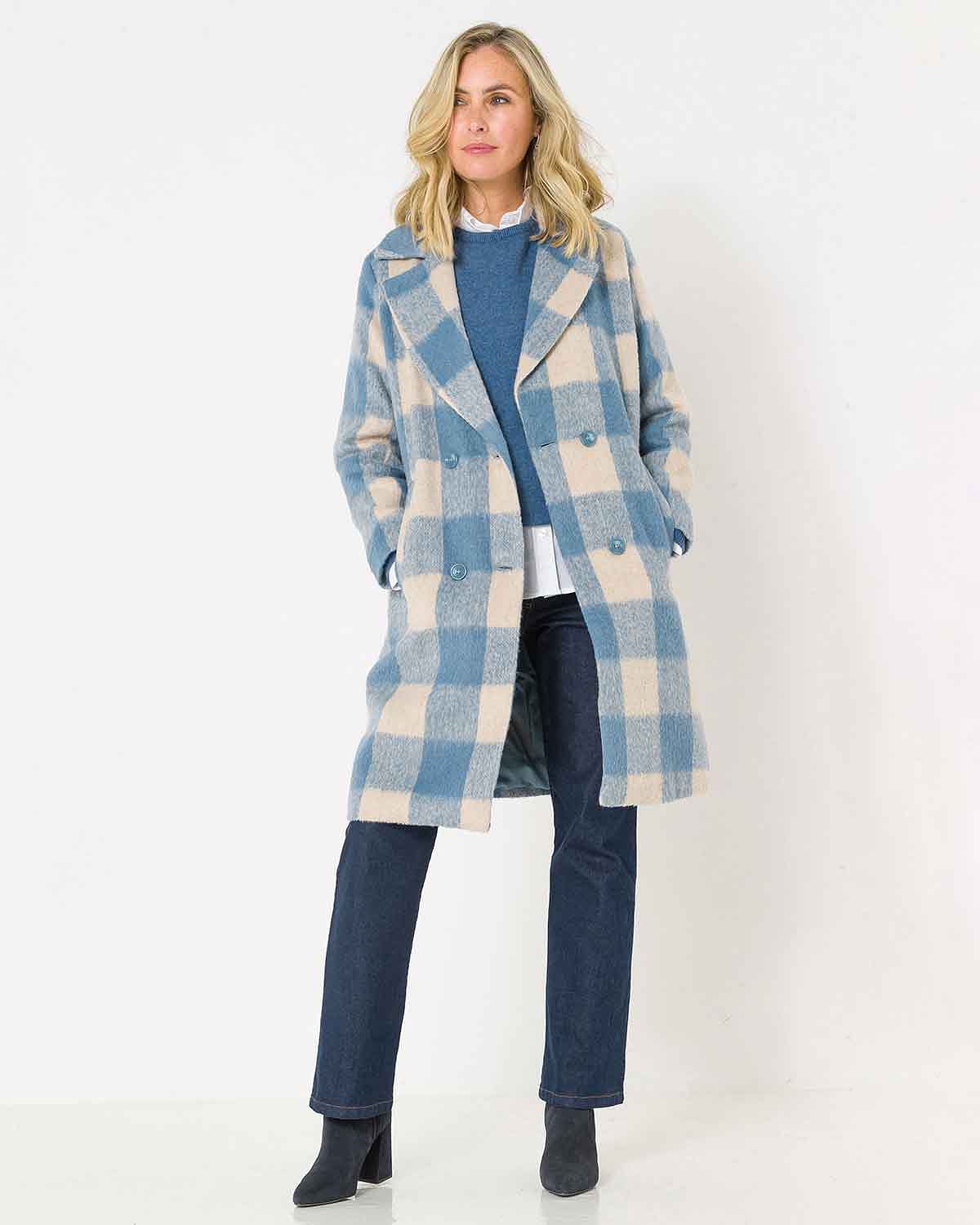 Gabrielle Double Breasted Coat - Image 2 - The Classic Boutique