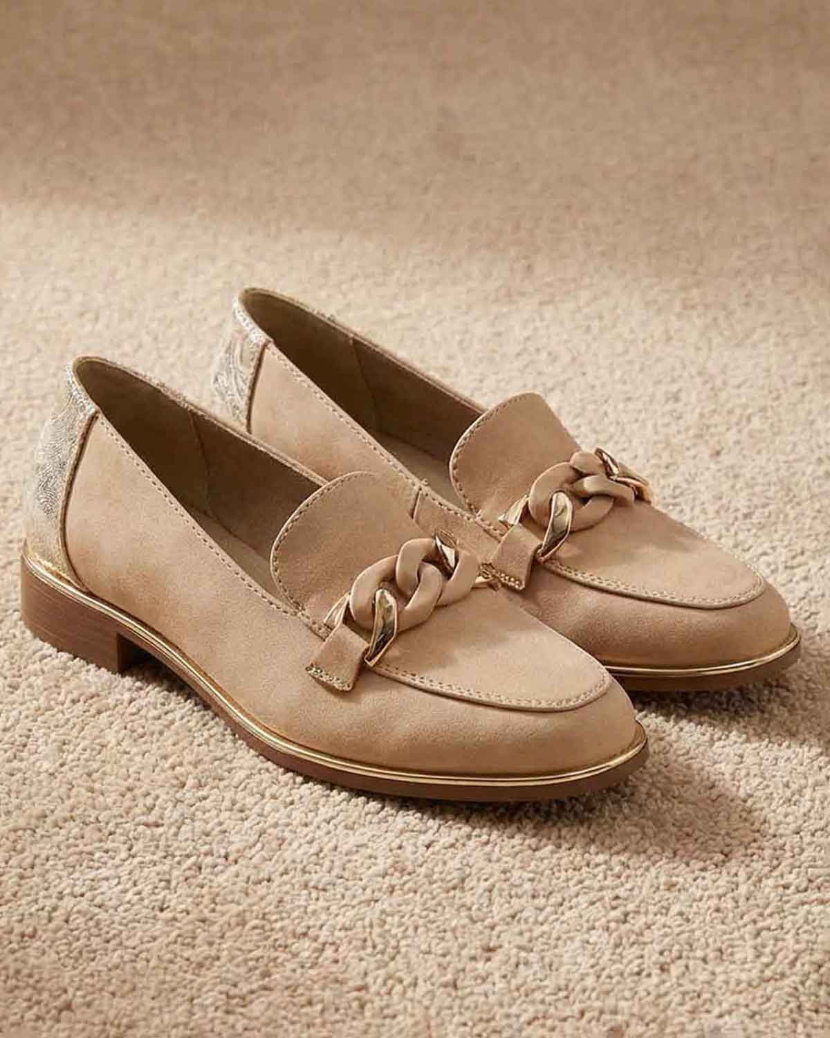 Lunar Merida Slip On Shoe - Beige - Image 1 - The Classic Boutique