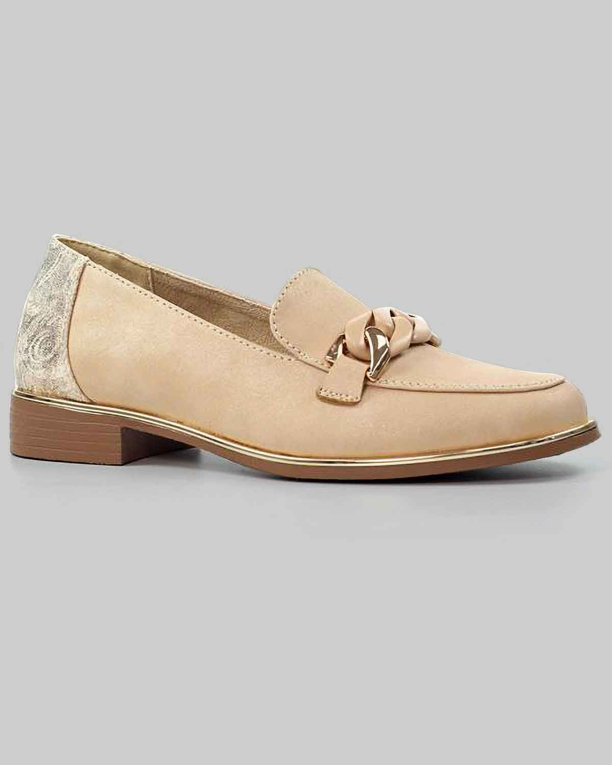 Lunar Merida Slip On Shoe - Beige - Image 2 - The Classic Boutique
