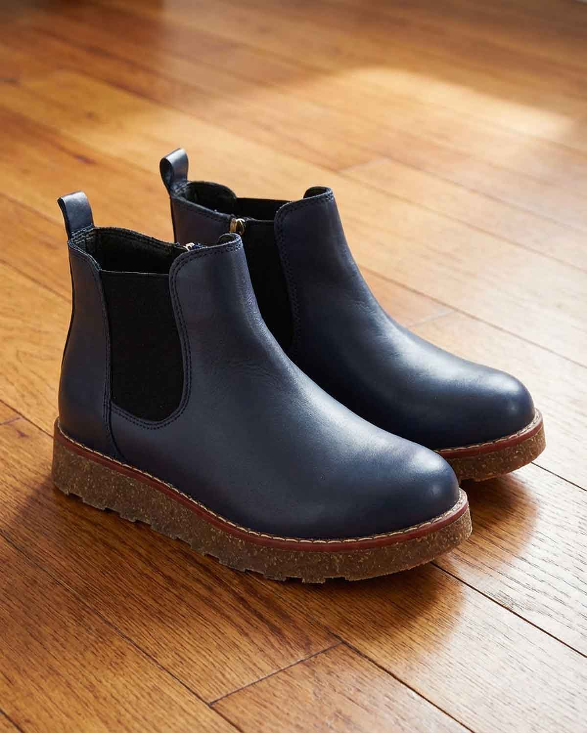 Lunar Georgie Slip On Boot - Navy - Lunar