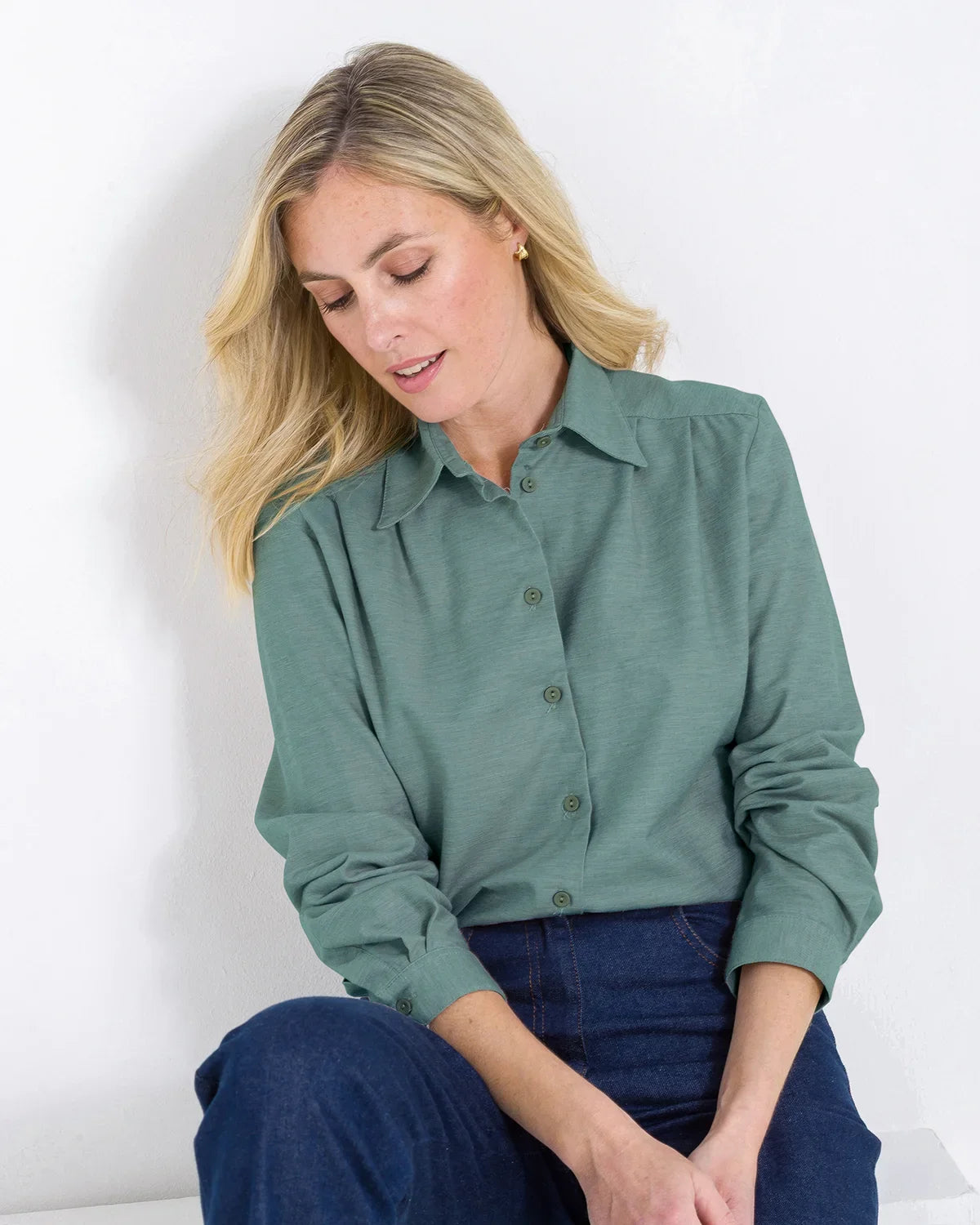 Soft Handle Blouses - Eucalyptus