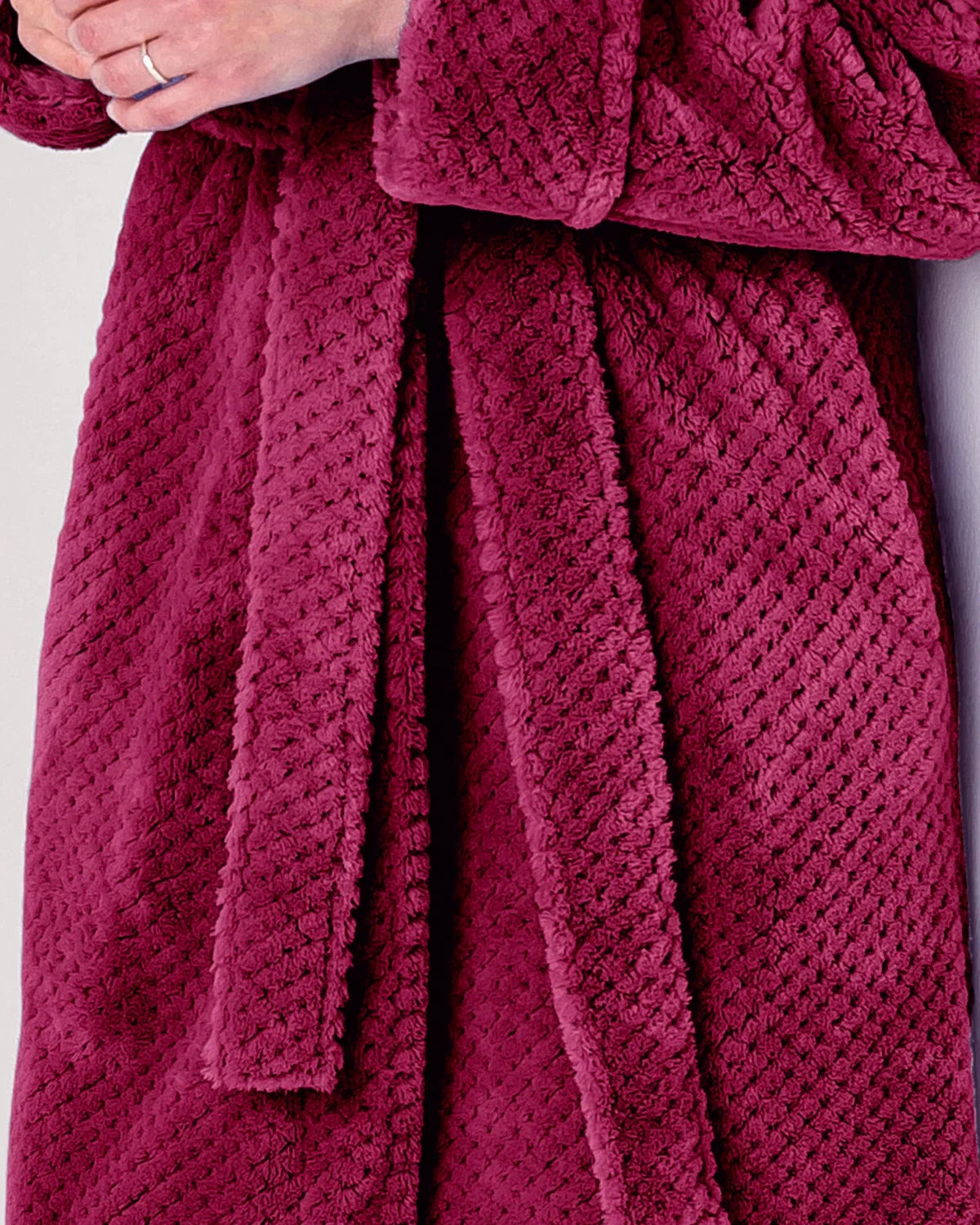 Slenderella Dora Dressing Gown - Raspberry