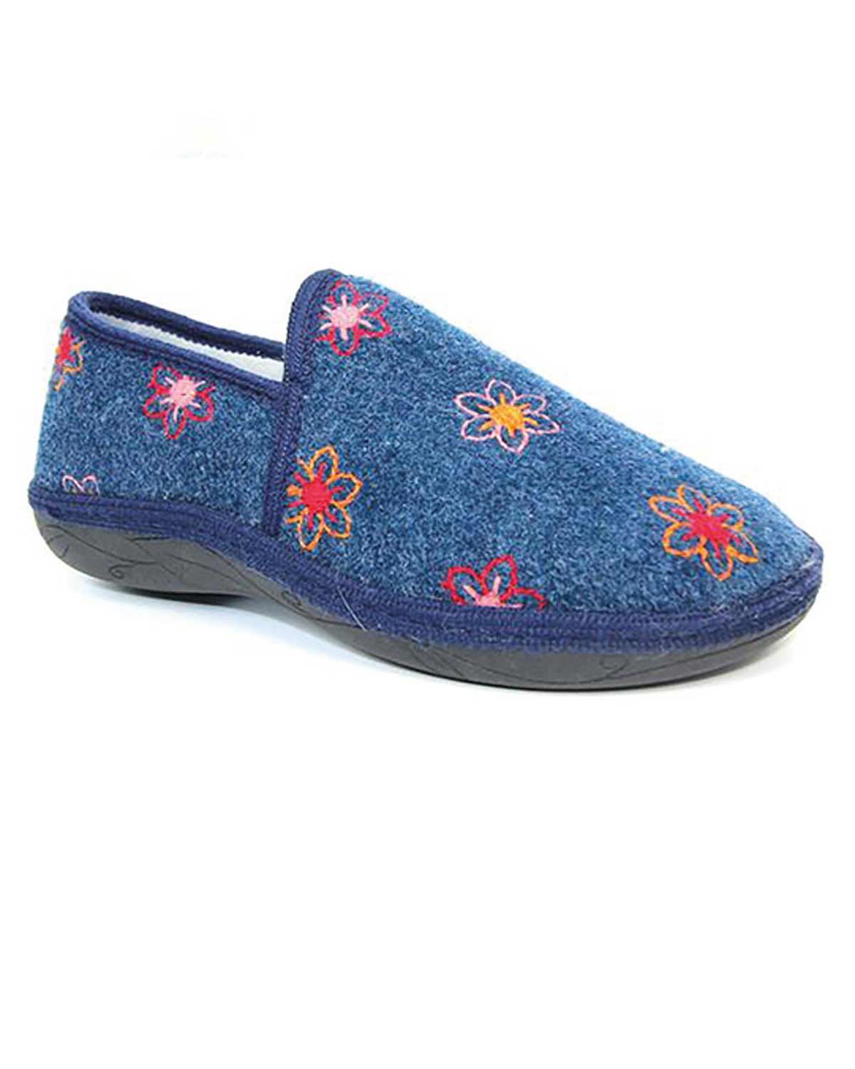 Camden Slipper - Blue - Image 2 - The Classic Boutique